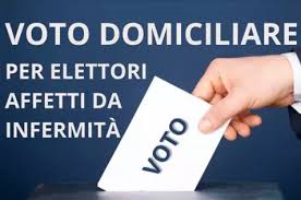 VOTO DOMICILIARE per elettori affetti da gravi infermità